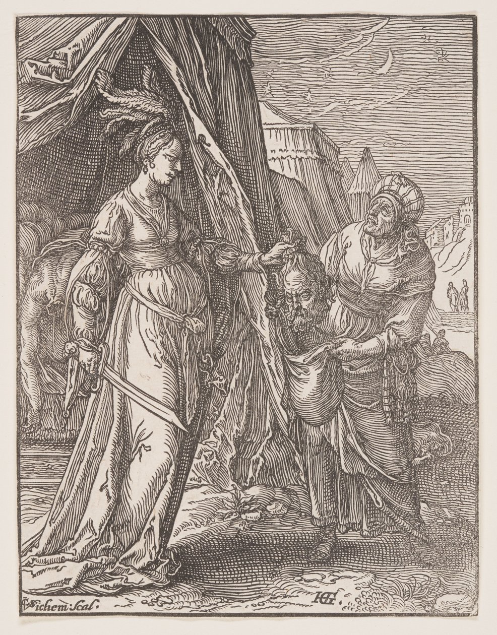 Giuditta con la testa di Oloferne da Christoffel van Sichem I