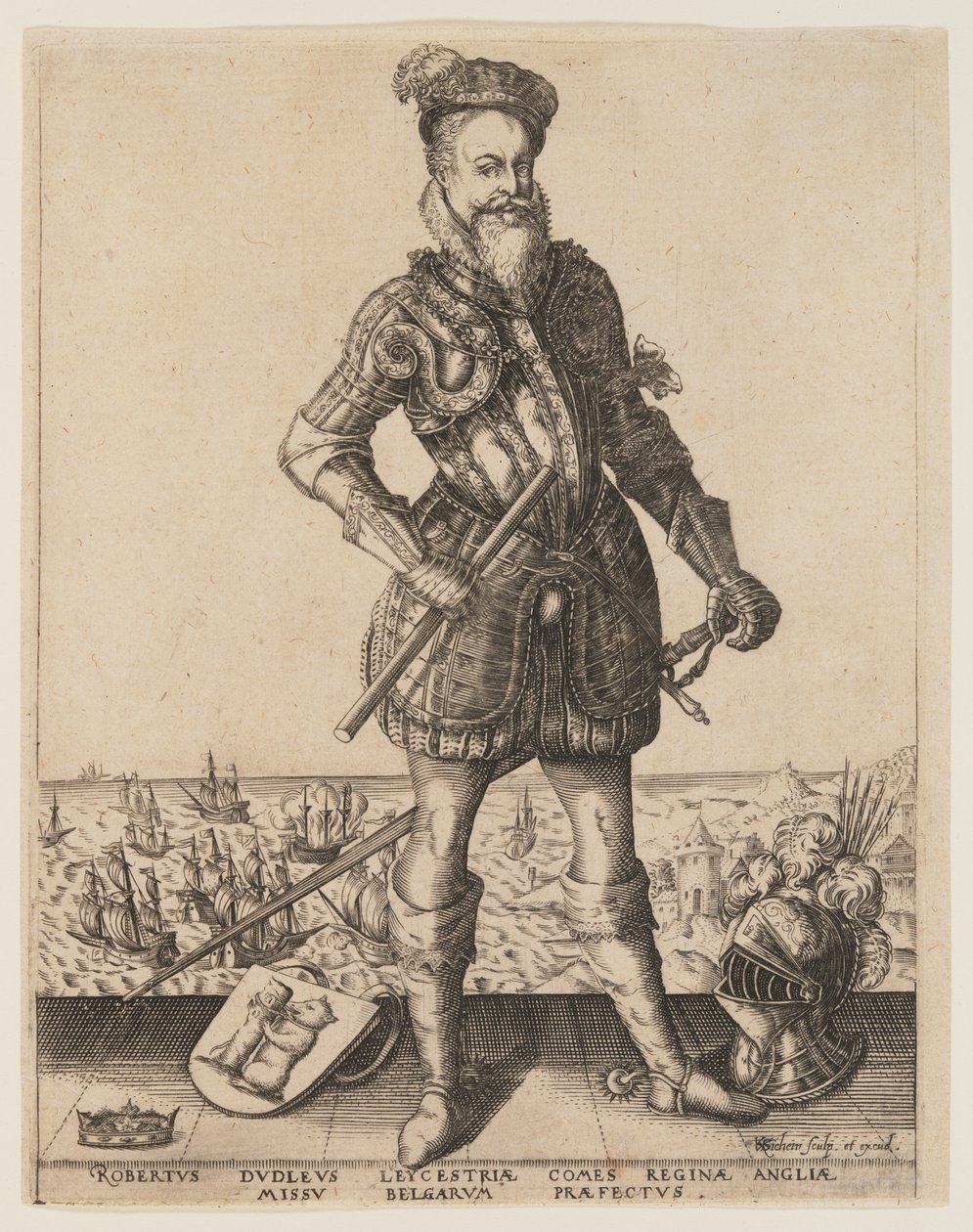 Robert Dudley, Conte di Leicester da Christoffel van Sichem I