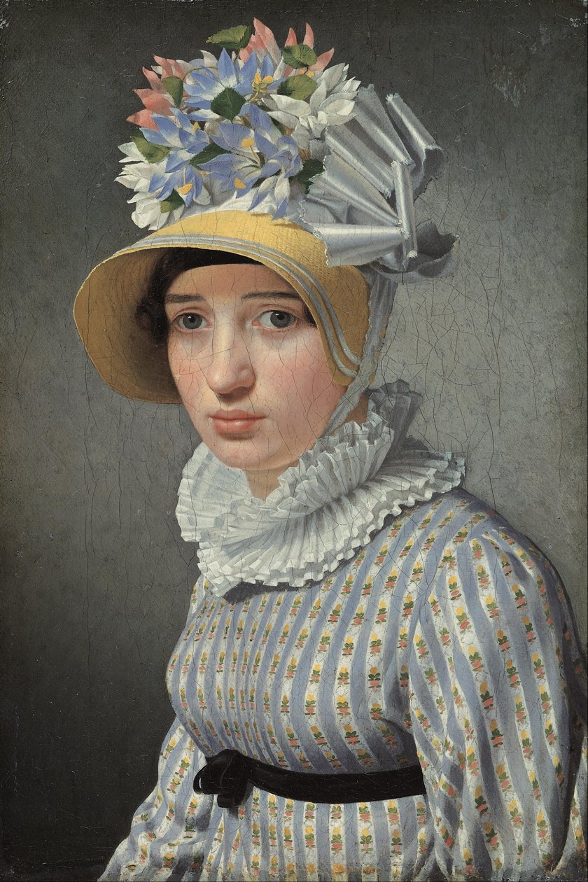 Ritratto della modella Maddalena o Anna Maria Uhden da Christoffer Wilhelm Eckersberg