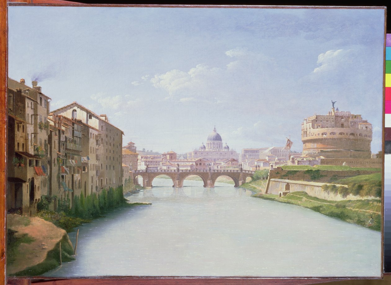 Veduta del Ponte e Castel Sant
