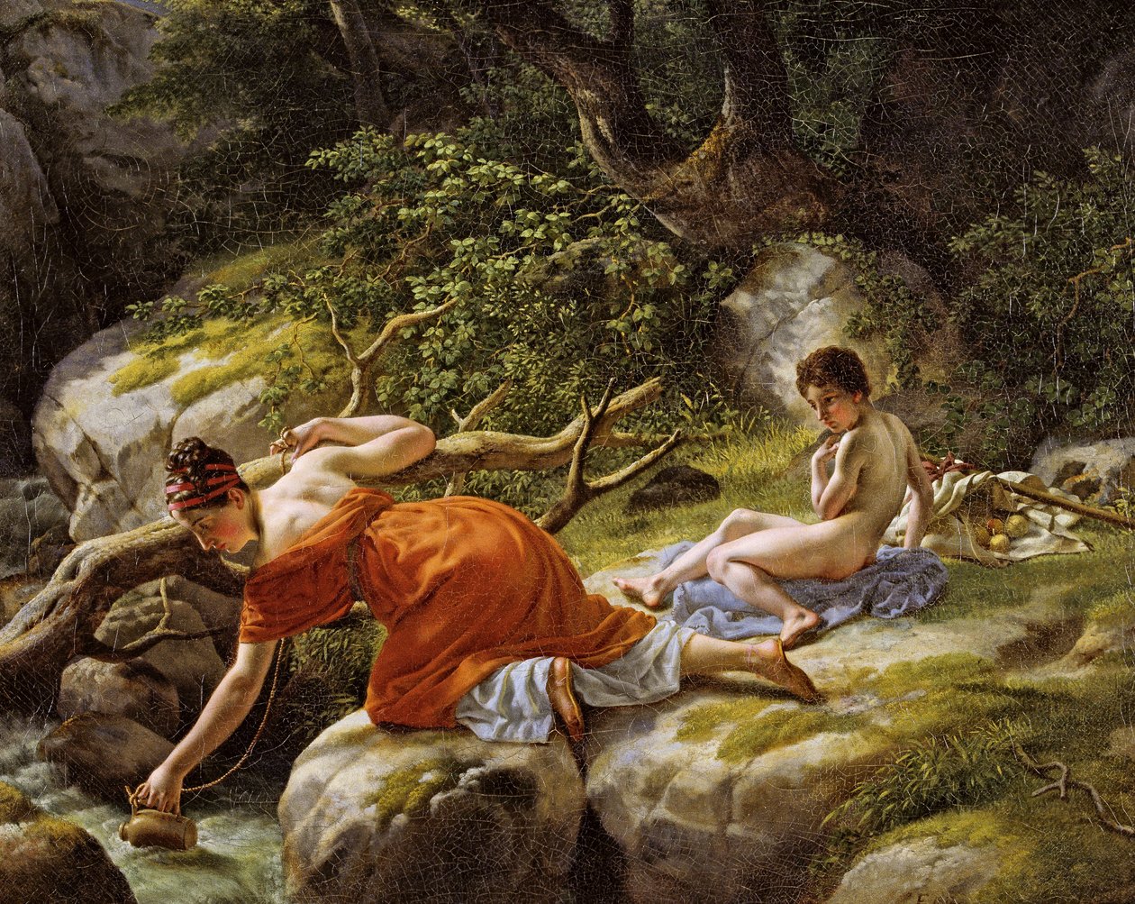 Agar e Ismaele nel deserto da Christoffer Wilhelm Eckersberg
