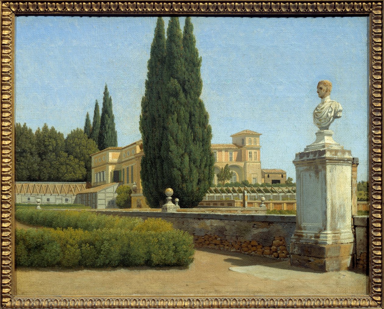 Nei giardini di Villa Albani da Christoffer Wilhelm Eckersberg