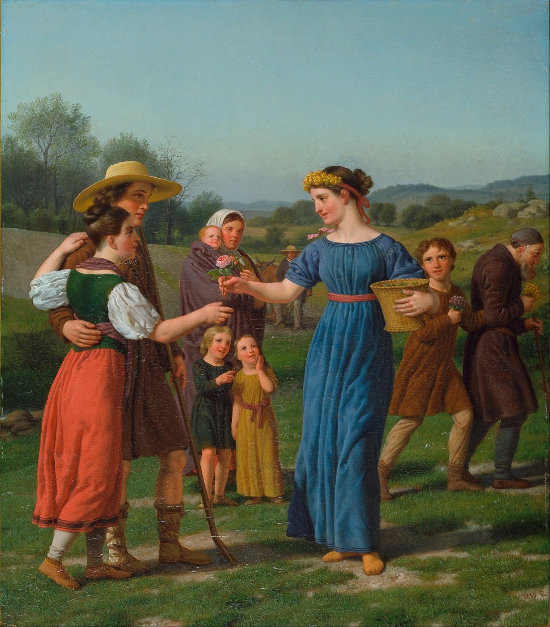 "La fanciulla da lontano" Dal poema di Schiller da Christoffer Wilhelm Eckersberg