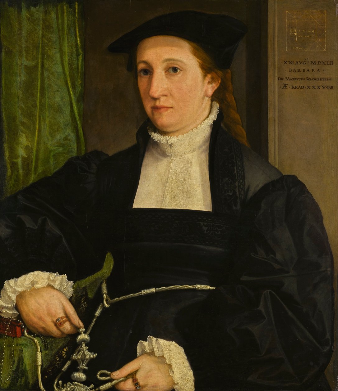 Ritratto di Barbara Schwarz da Christoph Amberger