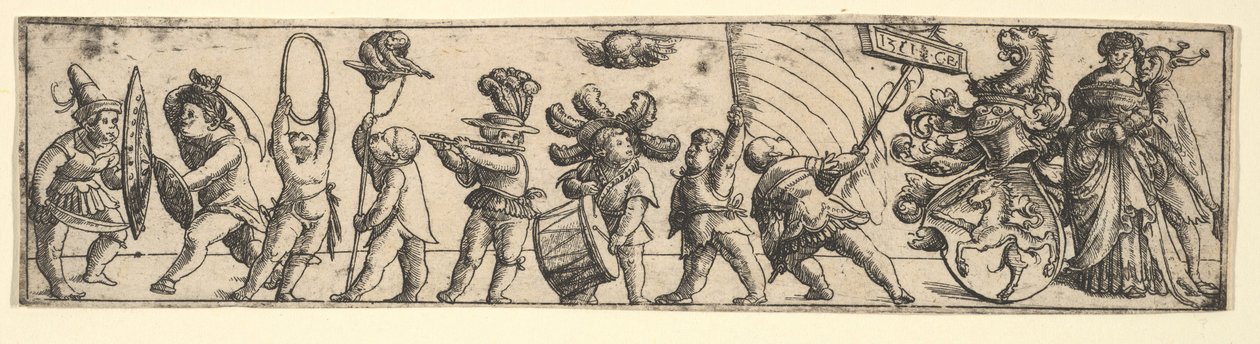 Fregio con bambini, 1531 da Christoph Bockstorffer