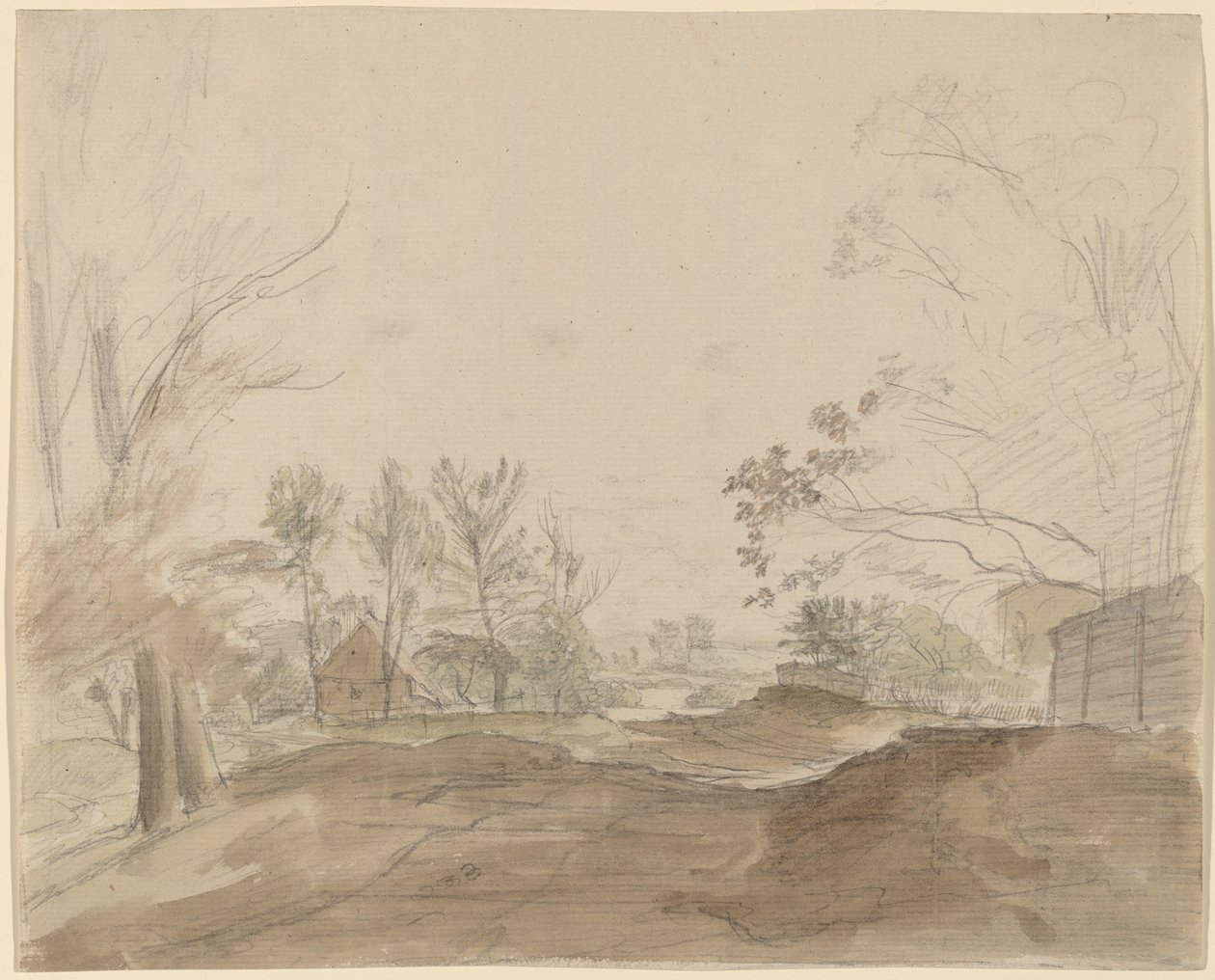 Una Strada attraverso un Villaggio di Campagna da Christoph Nathe