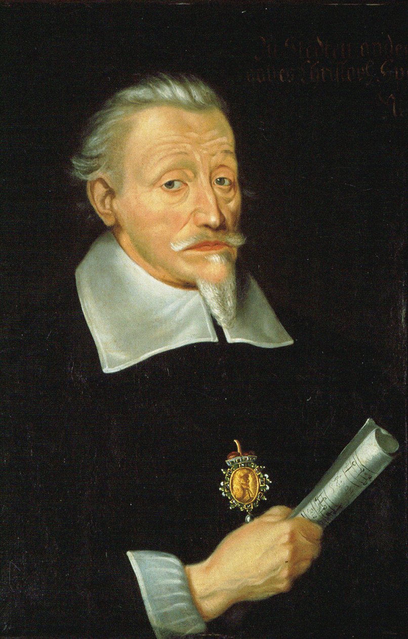 Ritratto del compositore Heinrich Schütz da Christoph Spetner