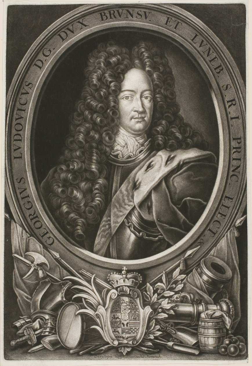 Georg Ludwig, duca di Brunswick da Christoph Weigel
