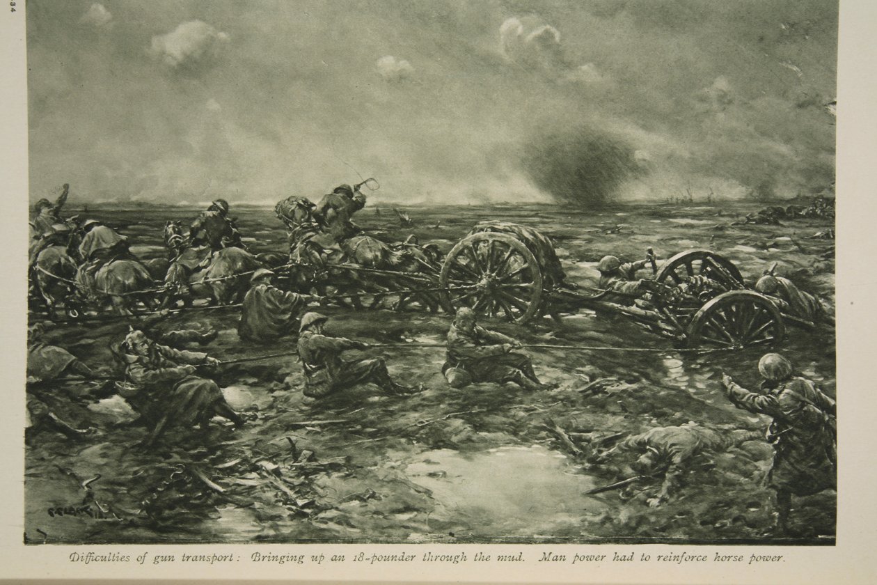 Difficoltà nel trasporto di cannoni, 1914-19 da Christopher Clark