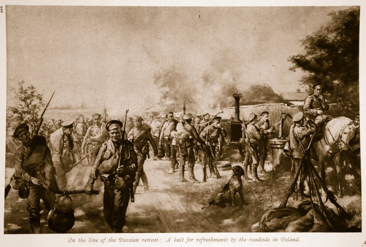 Sulla linea della ritirata russa: una sosta per rinfreschi lungo la strada in Polonia, 1914-19 da Christopher Clark