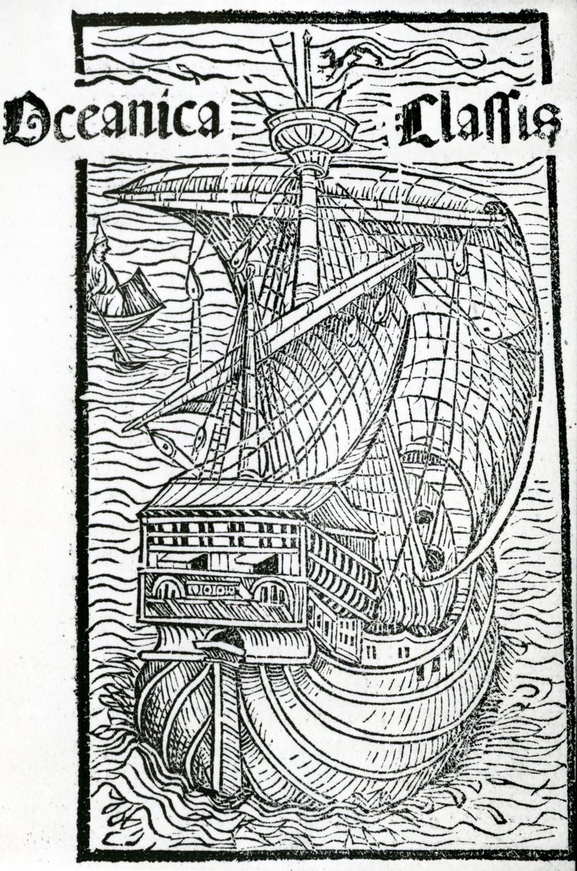 Disegno della Santa Maria, 1493 da Christopher Columbus