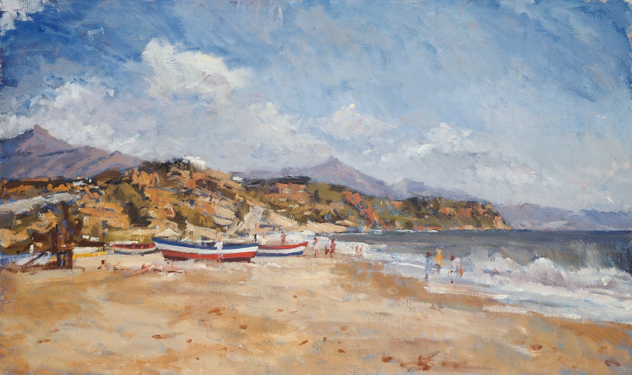 Spiaggia e Montagne, Nerja, 2001 da Christopher Glanville