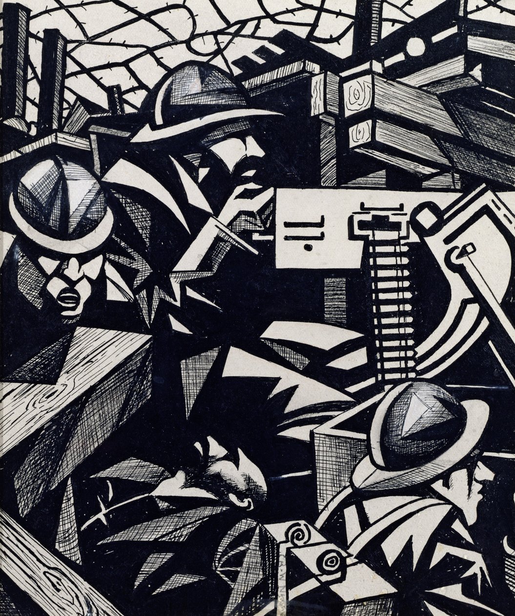 La Mitrailleuse da Christopher Richard Wynne Nevinson
