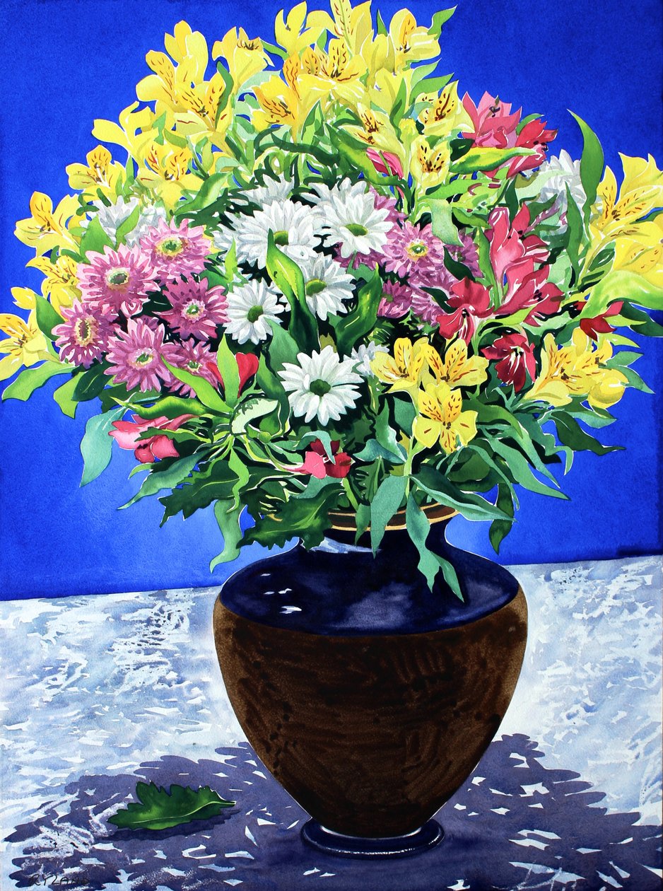 Fiori su marmo da Christopher Ryland