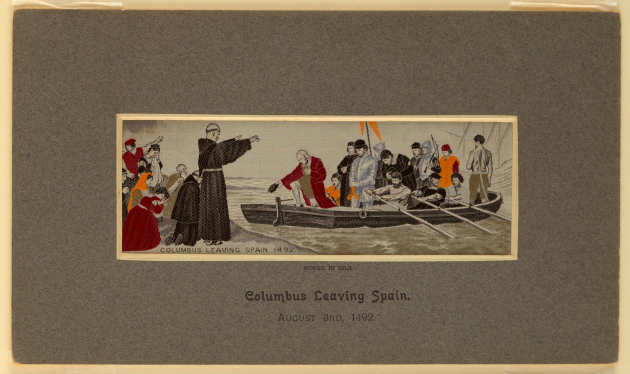 Seta tessuta da Christopher Columbus
