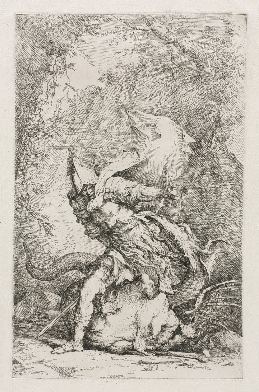Giasone e il drago da Christopher Richard Wynne Nevinson
