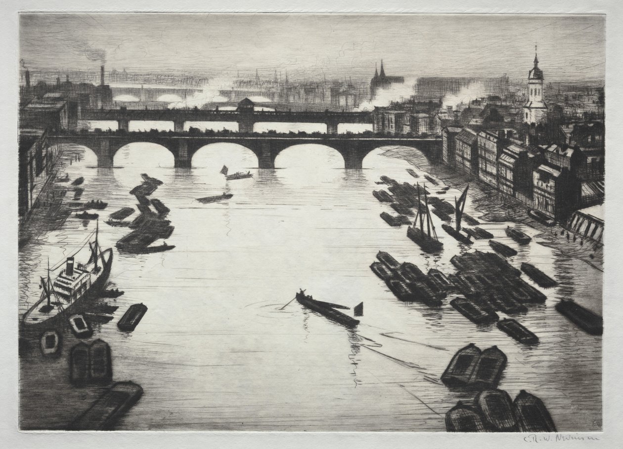 Ponti di Londra da Christopher Richard Wynne Nevinson
