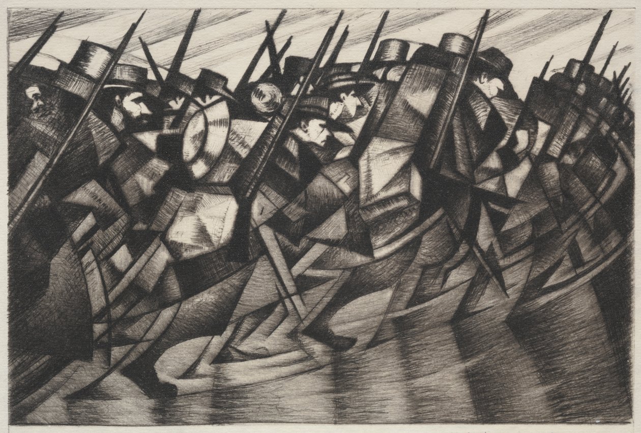 Ritorno alle trincee da Christopher Richard Wynne Nevinson