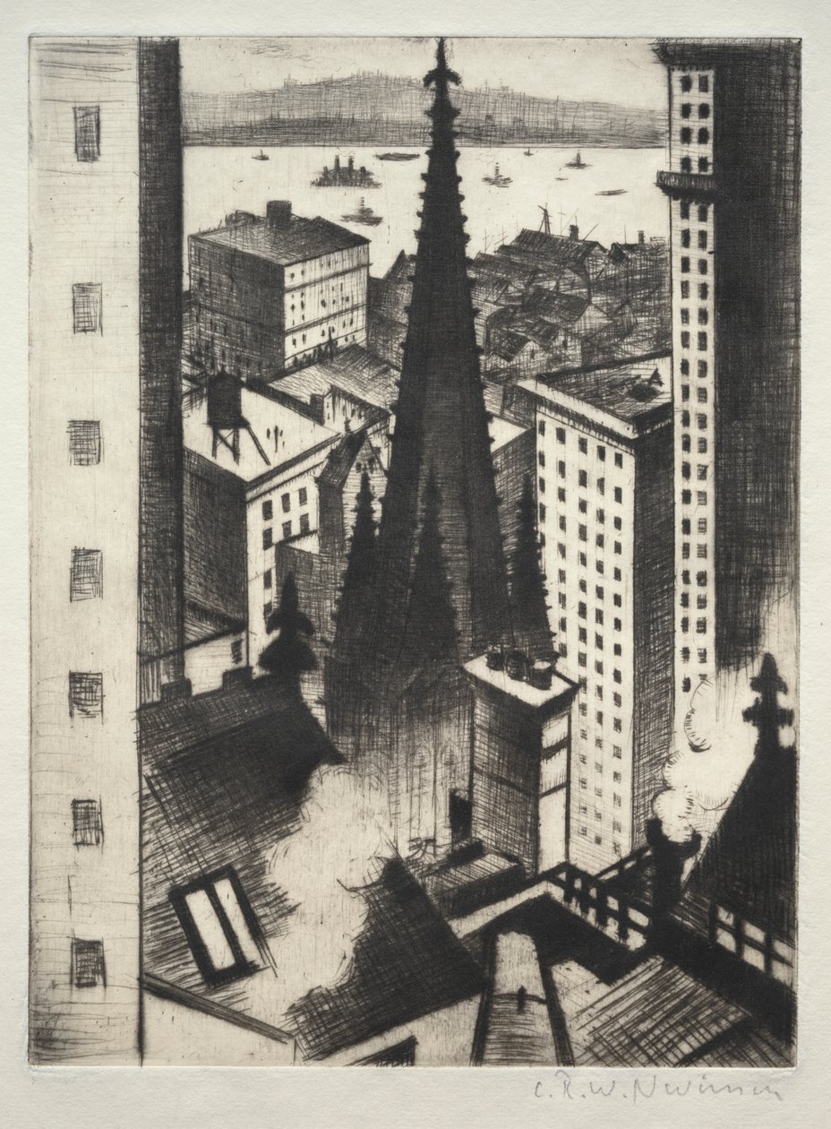 Tempio di New York da Christopher Richard Wynne Nevinson