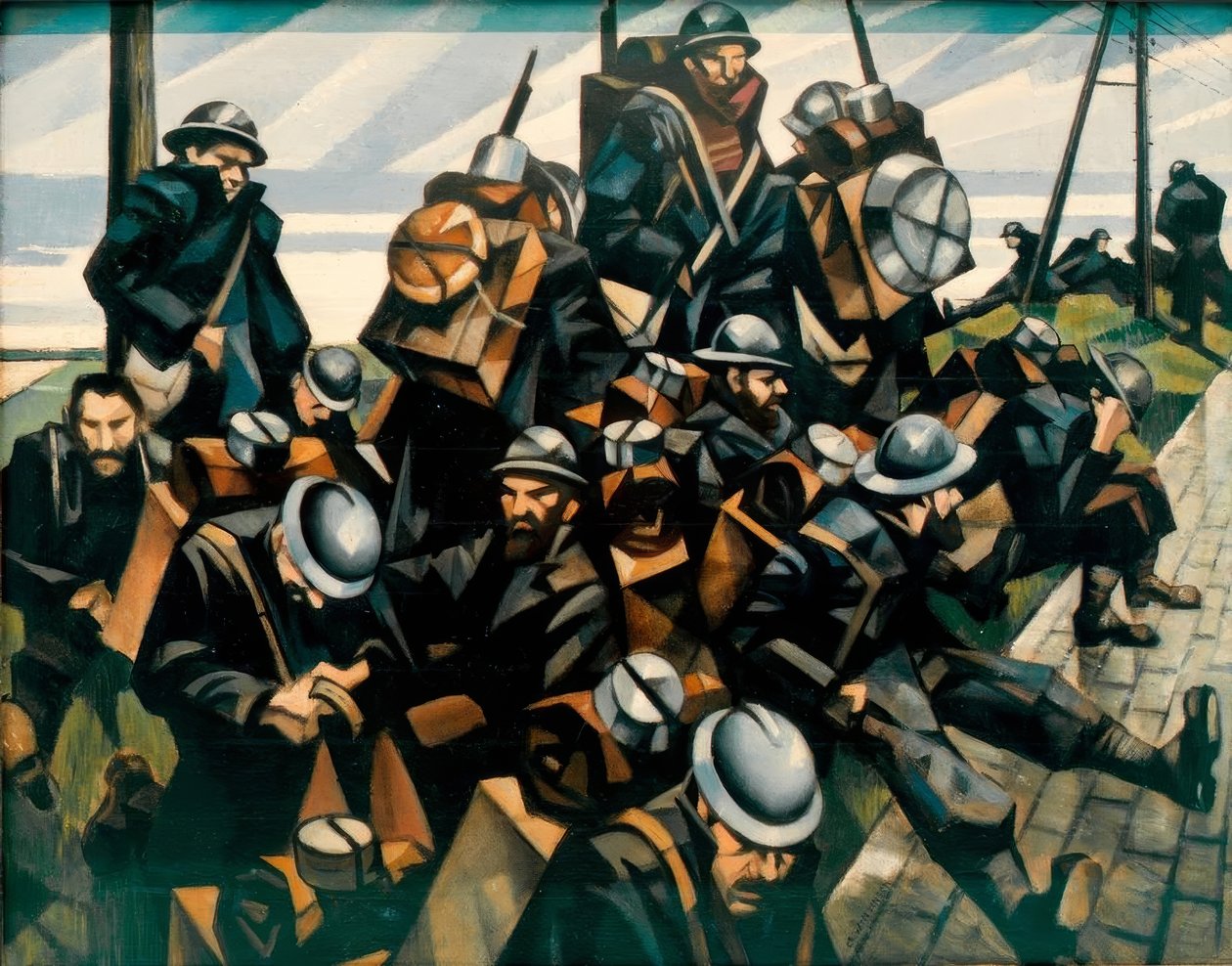 Truppe a riposo da Christopher Richard Wynne Nevinson