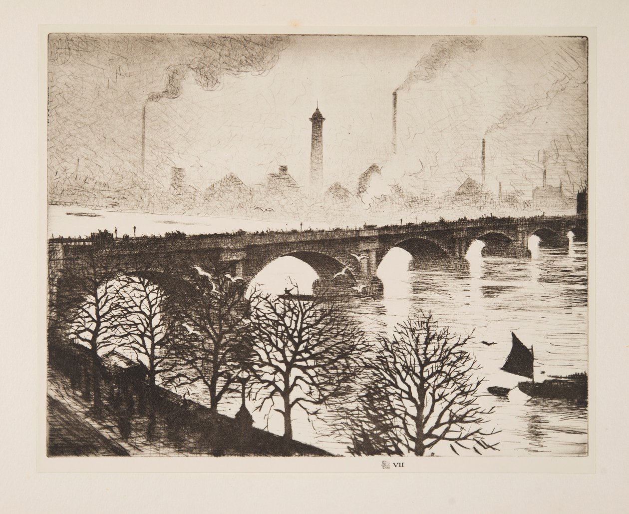 Ponte di Waterloo da una finestra del Savoy da Christopher Richard Wynne Nevinson