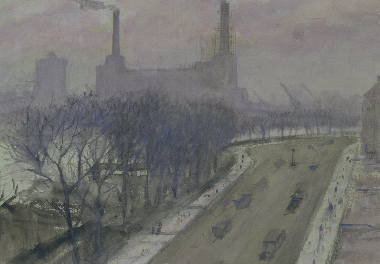 Centrale elettrica di Battersea, c.1935 da Christopher Richard Wynne Nevinson