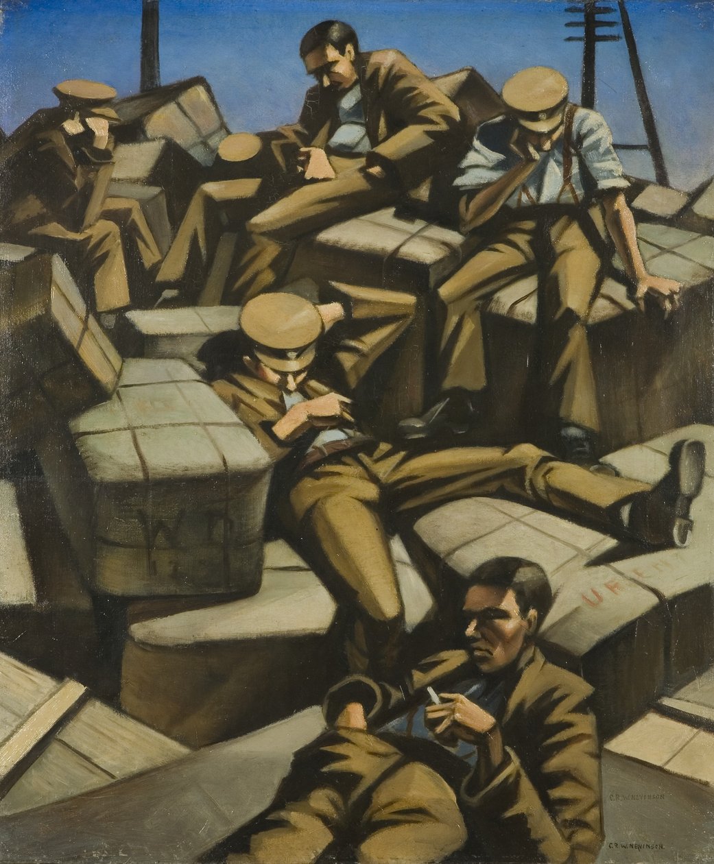 Stanco Morto, c.1916 da Christopher Richard Wynne Nevinson