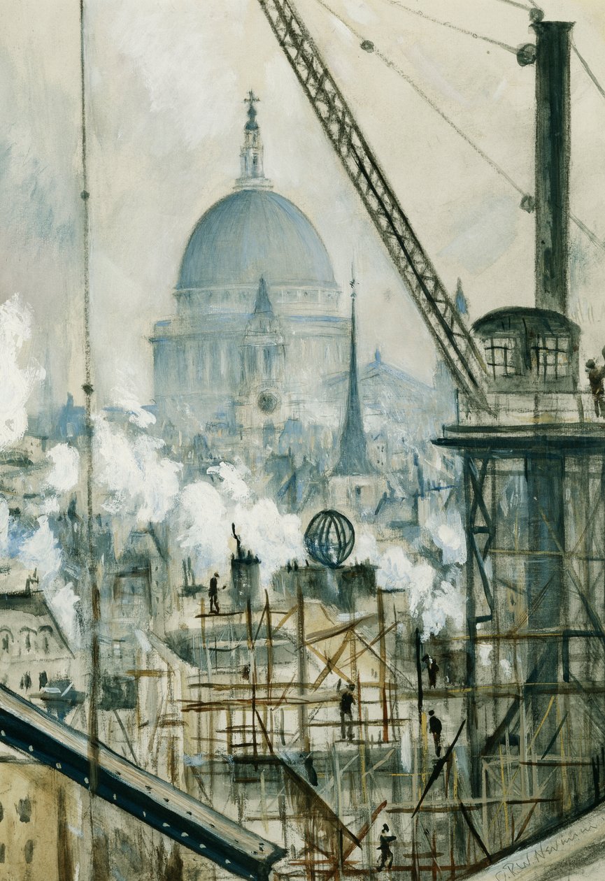 San Paolo dalla Telegraph Building, Fleet Street da Christopher Richard Wynne Nevinson