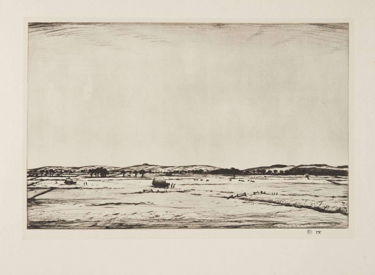 Sussex Downs, pub.1926 da Christopher Richard Wynne Nevinson