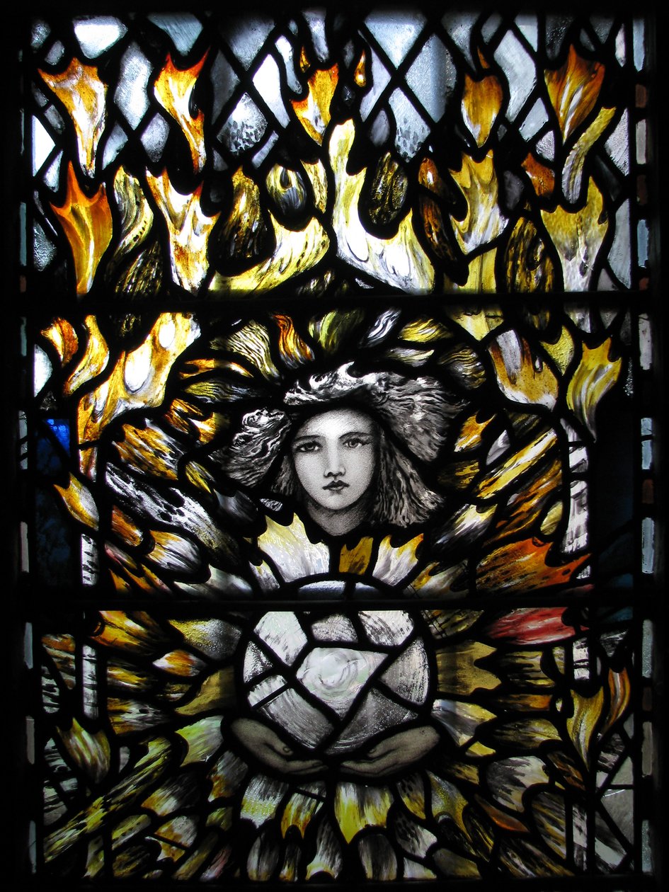 Arcangelo San Uriel, Cattedrale di Canterbury da Christopher Whall