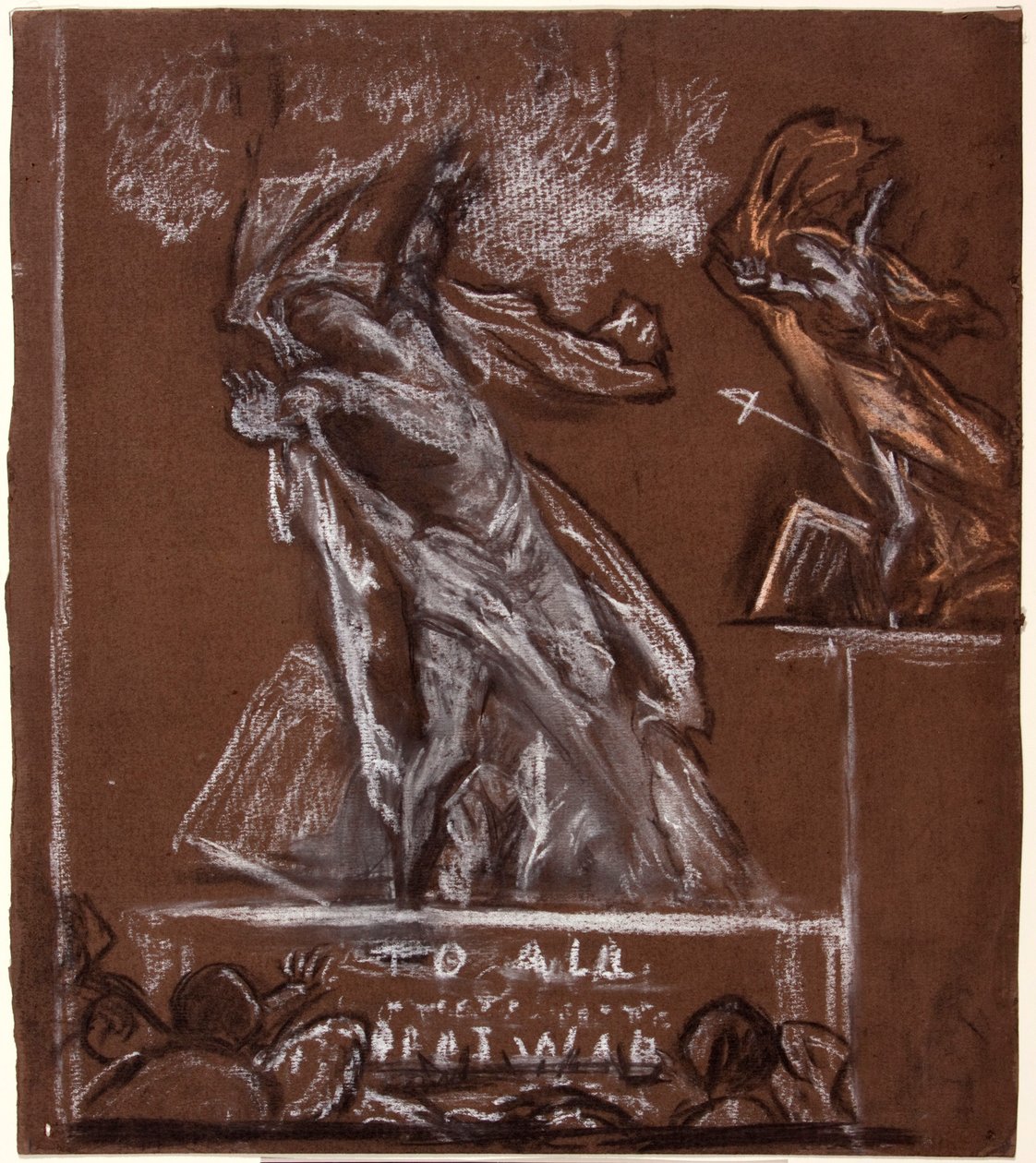 Studio di Figura per un Memoriale di Guerra, c. 1920 da Christopher Williams