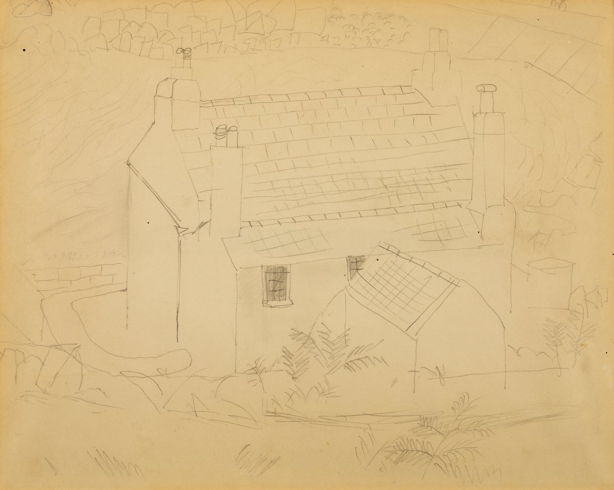 Cottage, Cornovaglia da Christopher Wood