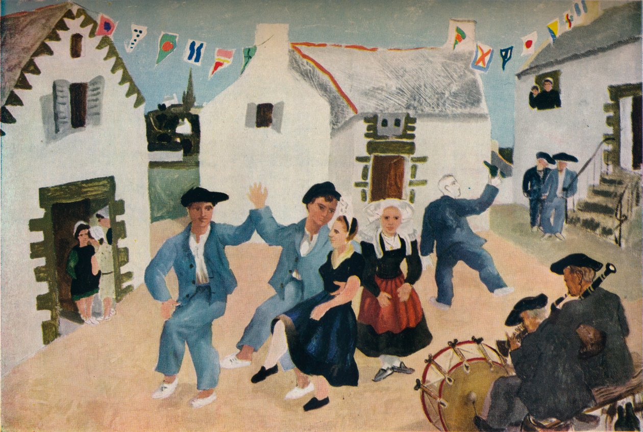 Marinai danzanti, Bretagna di Christopher Woods, 1930, 1936 da Christopher Wood