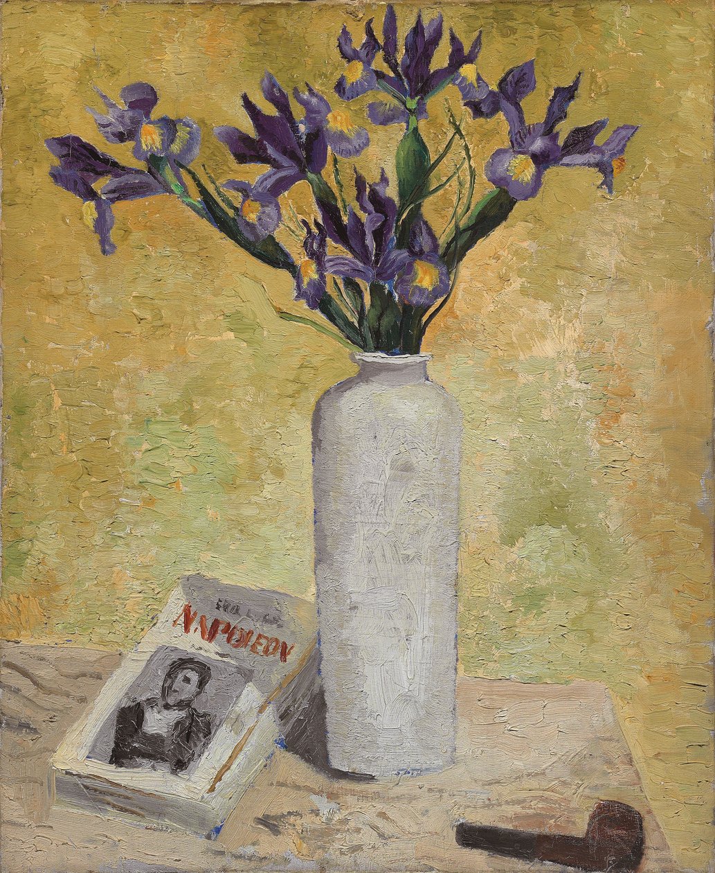Iris in un Vaso Alto da Christopher Wood