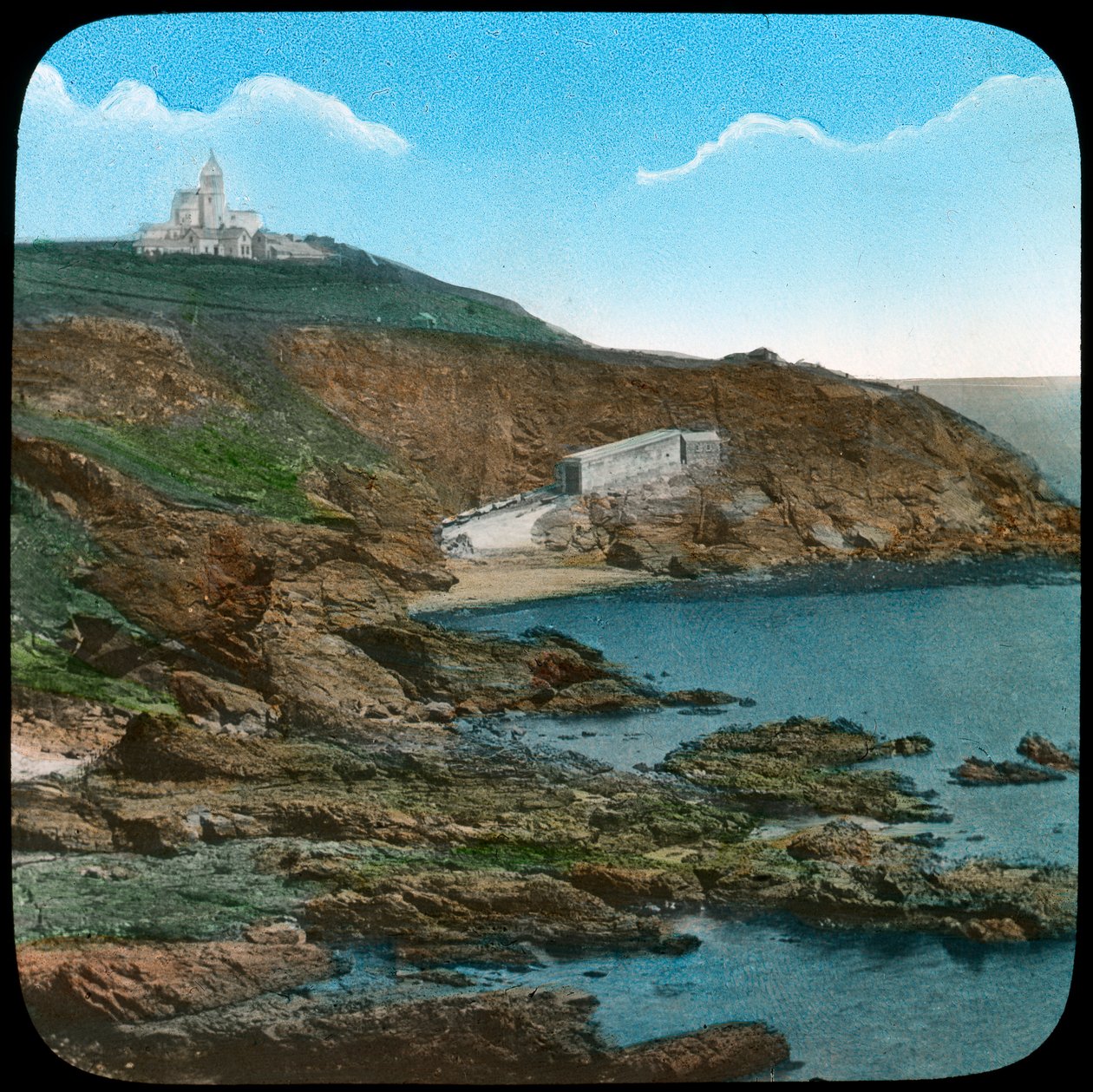 Il faro di Lizard, Cornovaglia, fine XIX o inizio XX secolo da Church Army Lantern Department