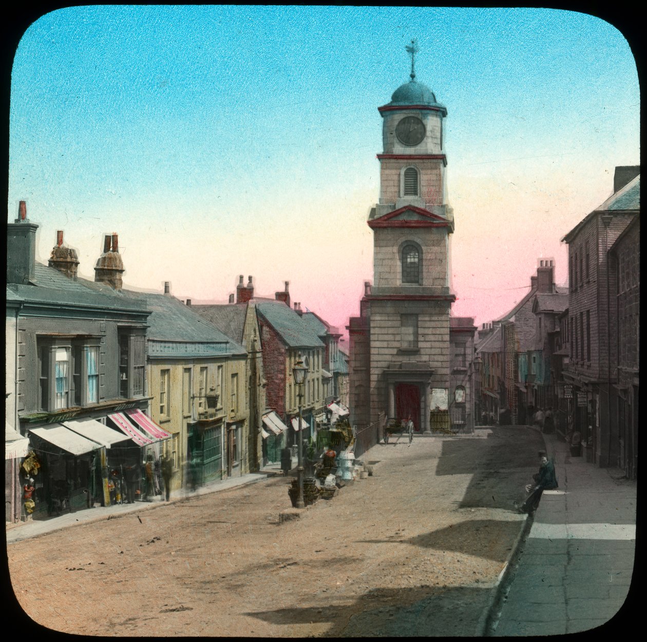 Municipio e Market Street, Penryn, Cornovaglia da Church Army Lantern Department