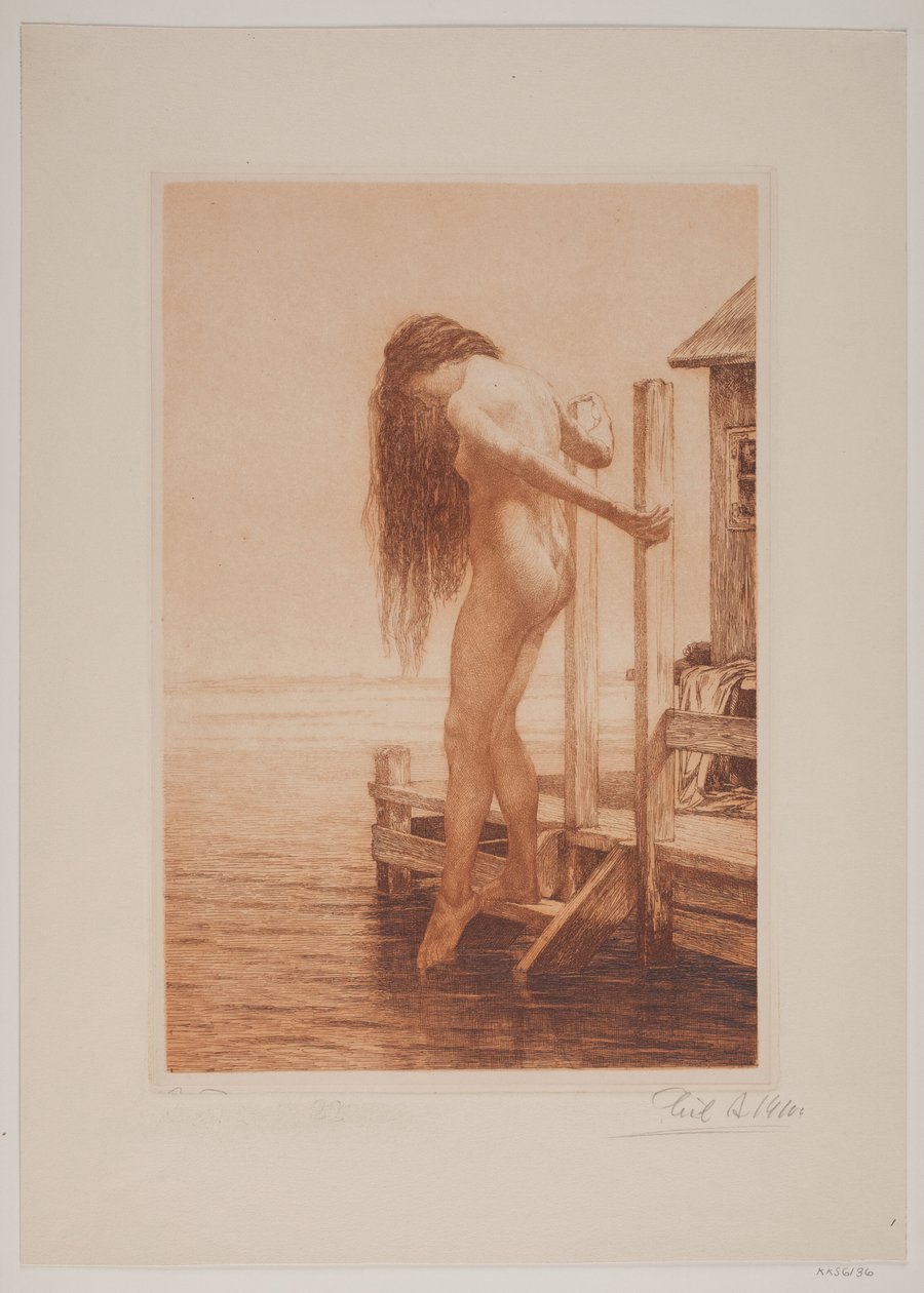 Donna che fa il bagno da Cilius Johannes Konrad Andersen