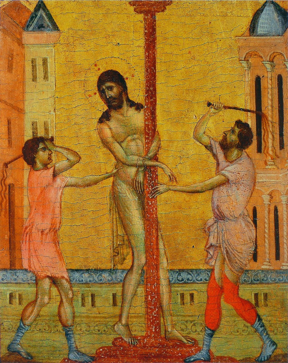 La flagellazione di Cristo da Cimabue