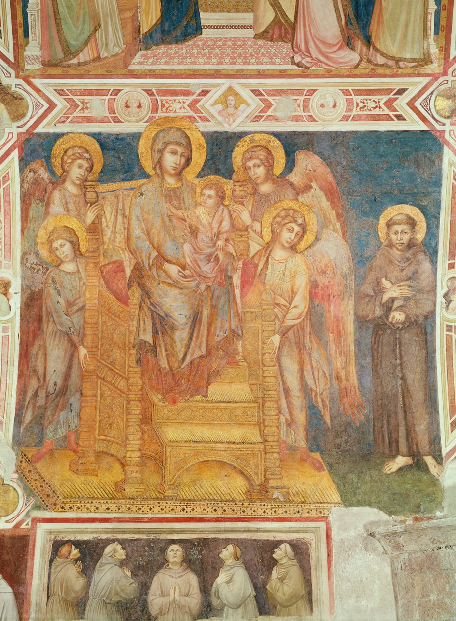 Vergine e Bambino, Angeli e San Francesco d