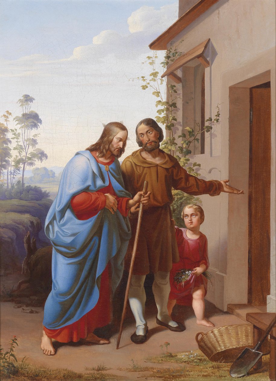 Cristo è benvenuto da Circle of Eduard von Engerth