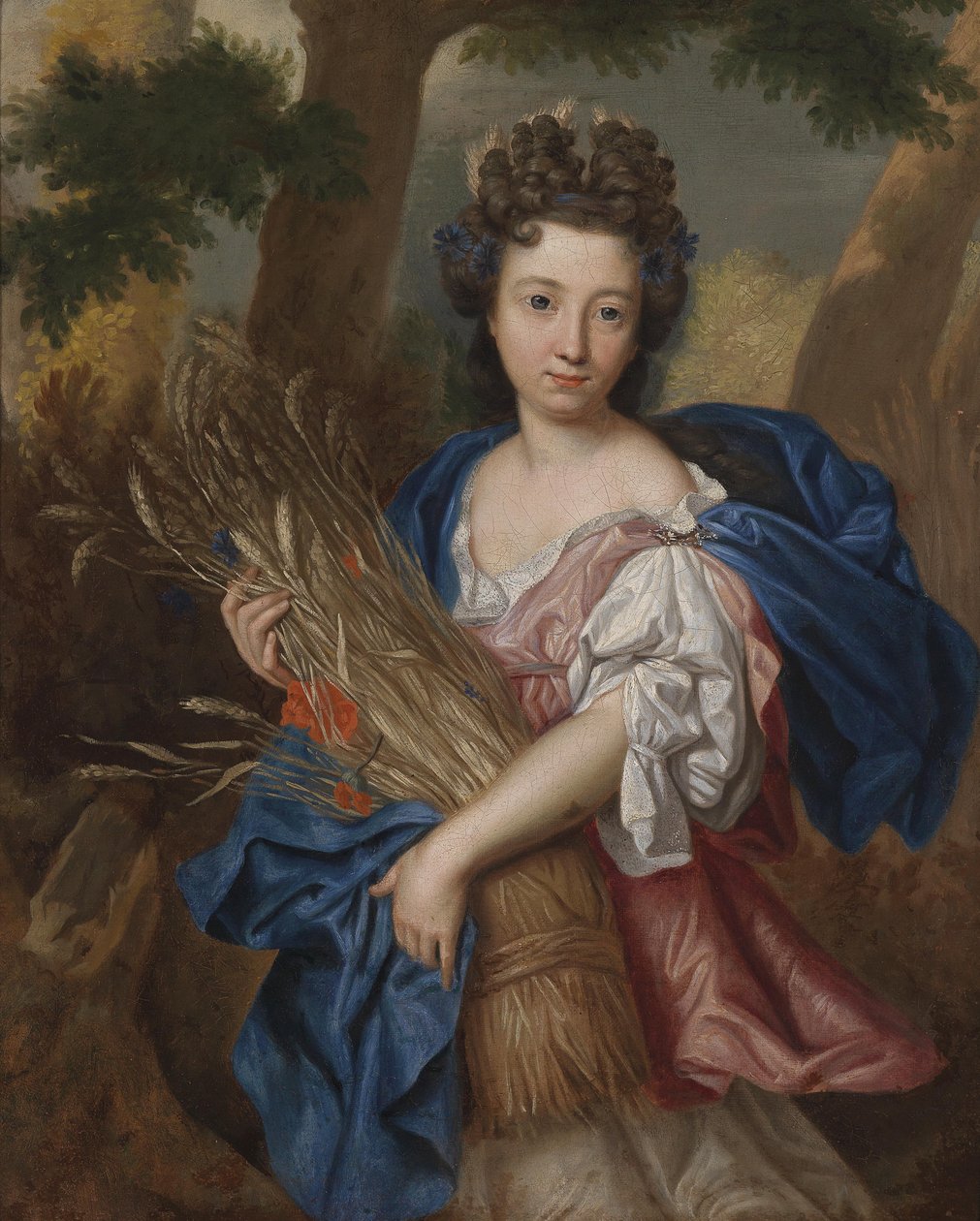 Ritratto di una donna sconosciuta raffigurata come Cerere da Circle of Pierre Mignard
