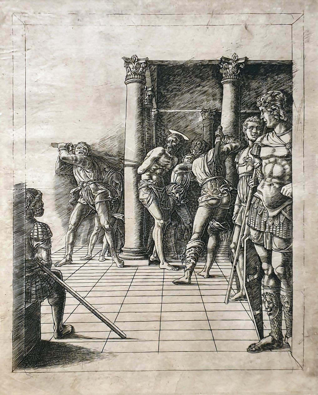 La flagellazione di Cristo da Circle of Andrea Mantegna