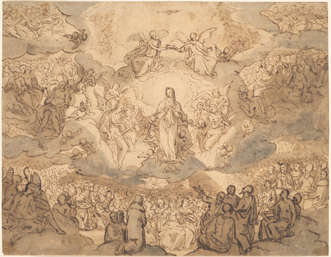 La Vergine, Regina del Cielo da Circle of Francesco Vanni