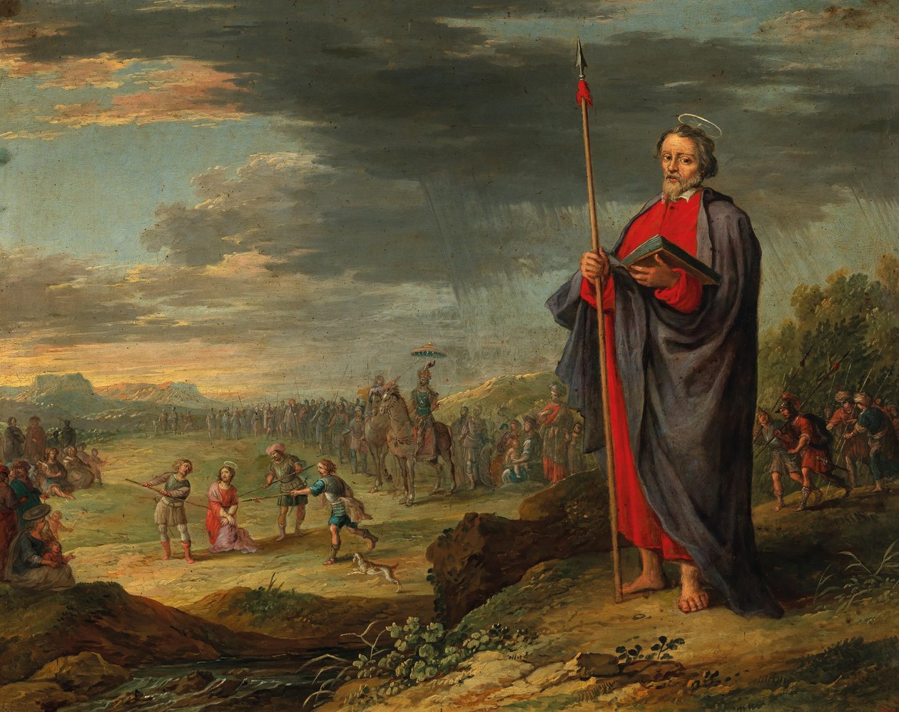 Frans Francken II (cerchio) Evangelista e beffatore di Cristo da Circle of Frans Francken the Younger