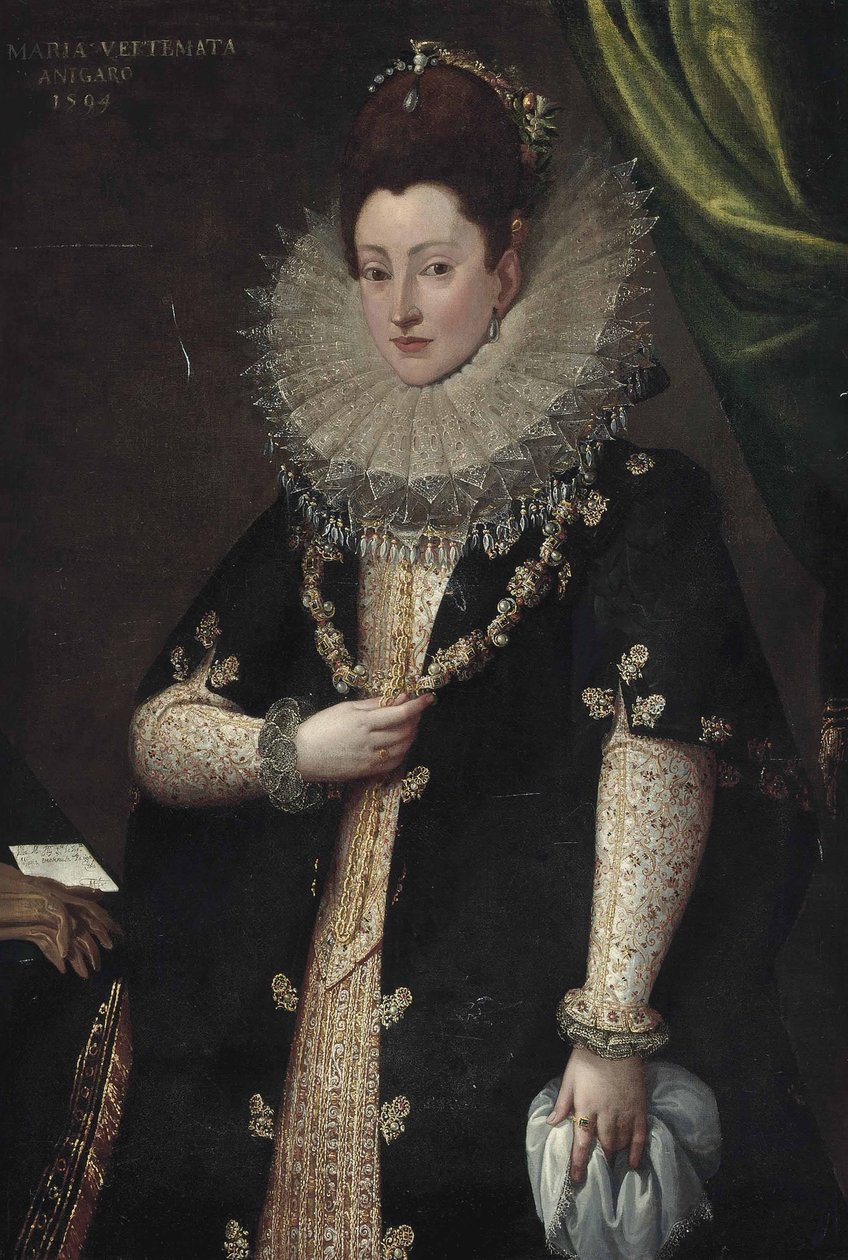 Circolo di Frans Pourbus II Maria Vertemata da Circle of Frans Pourbus the Younger