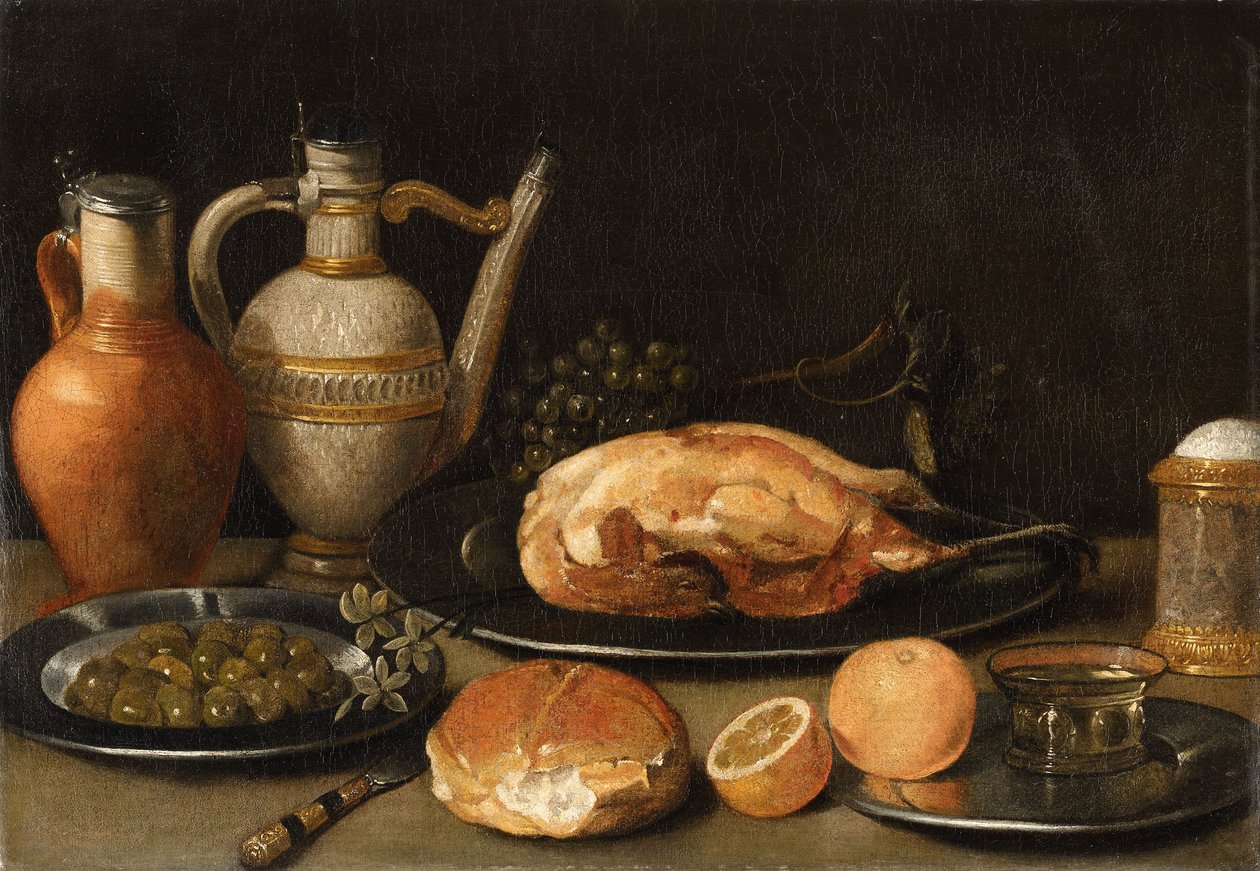Tedesco: Natura morta a colazione da Circle of Georg Flegel