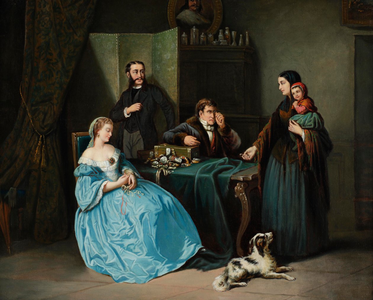 Danhauser (dintorni) Al banco dei pegni da Circle of Josef Danhauser