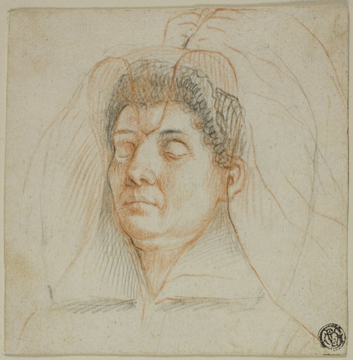 Maschera di morte di una donna da Circle of Lavinia Fontana
