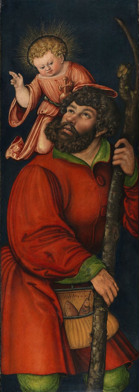 Tedesco: Der heilige Christophorus San Cristoforo da Circle of Lucas Cranach the Elder