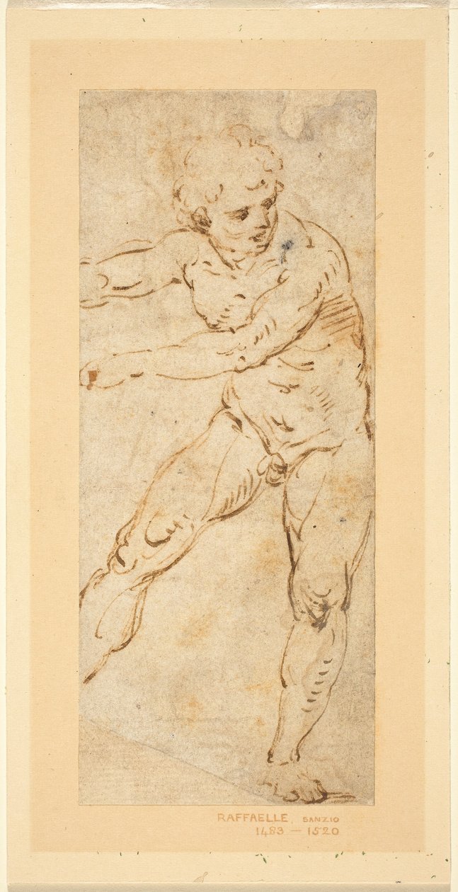 Un nudo maschile in piedi da Circle of Raphael